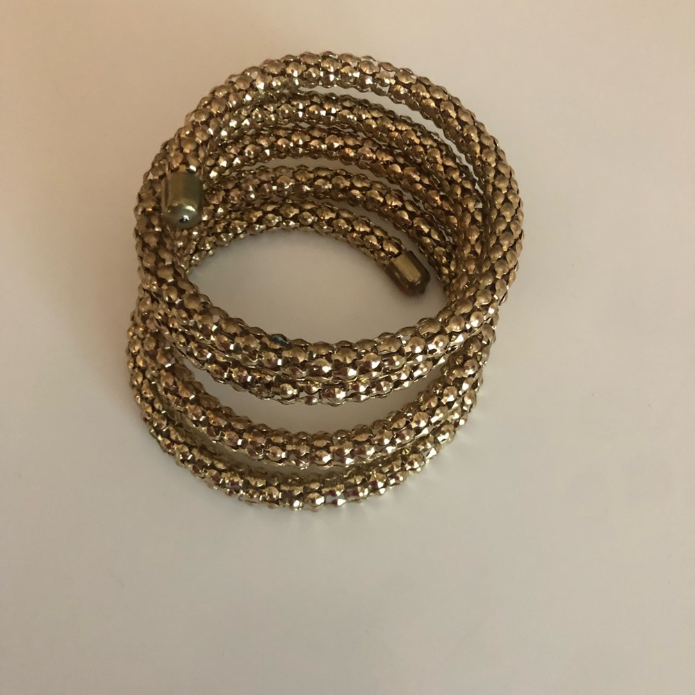 Gold wrap around bracelet